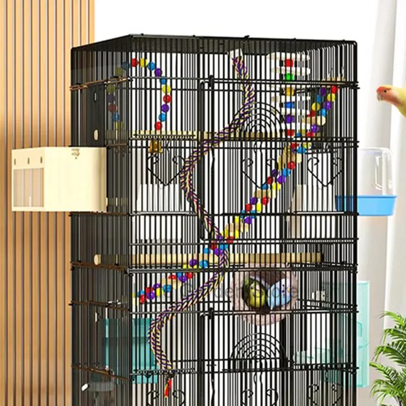 Chinchilla Balcony Bird Cage, Papagaio, Alimentador de Hamster, Abrigo Protetor, Decoração de gaiola ao ar livre, Pour Oiseaux Birdcage