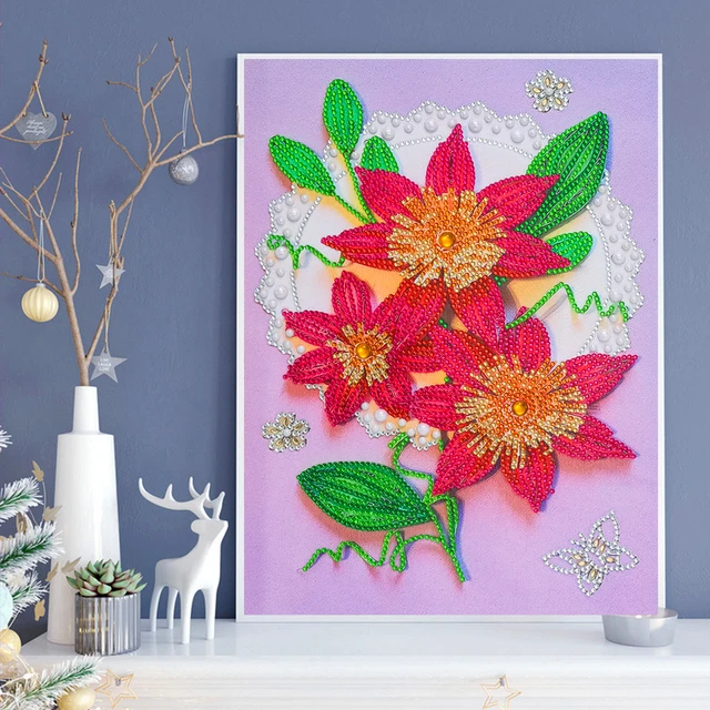 5d Diy Flower Partial Special Shape Drill Diamond Painting Home Decoration  Gift Hanging Painting Diamond Painting 30*40cm - Diamond Painting Cross  Stitch - AliExpress