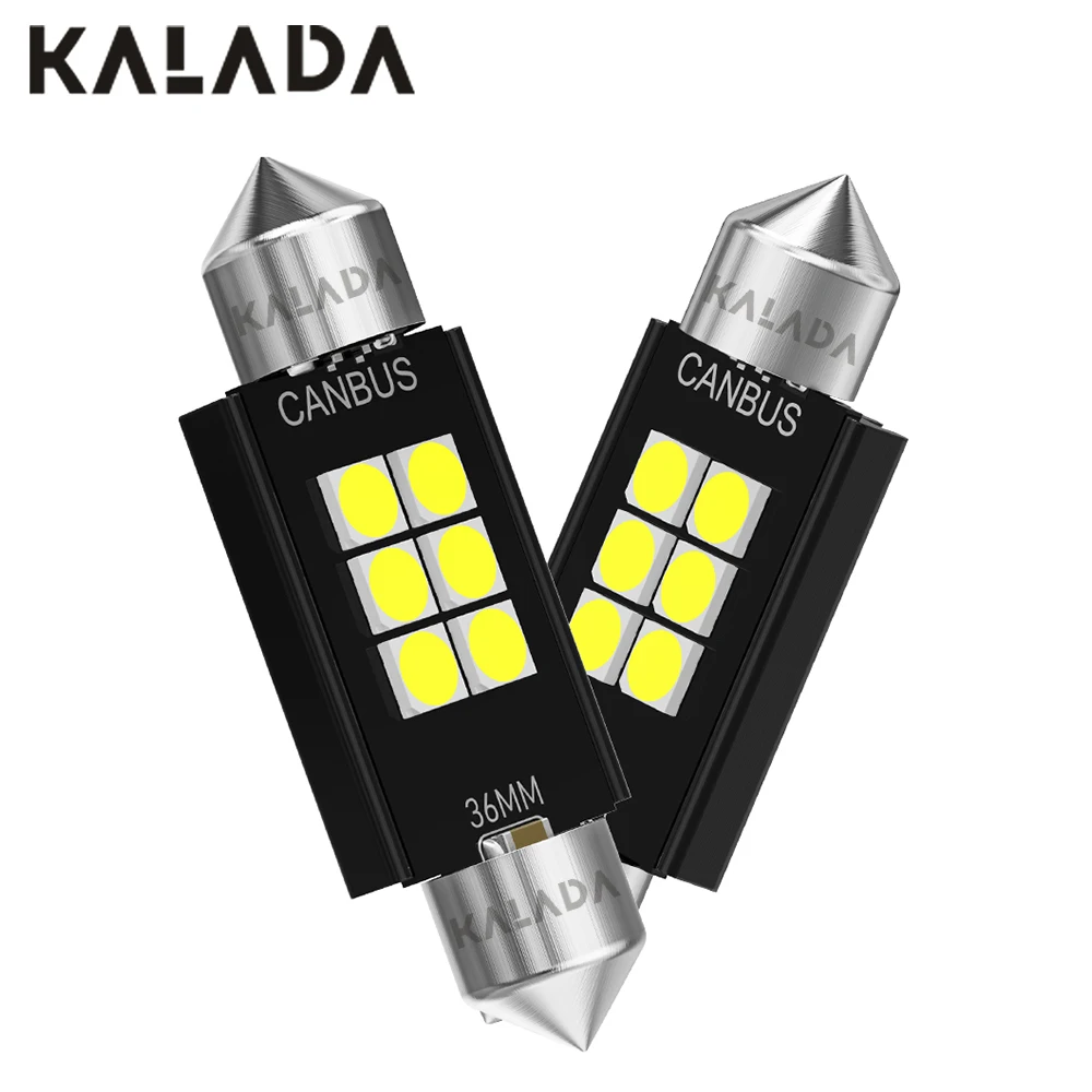 

2Pcs 3030 Chip Canbus C5W C10W LED Bulbs Festoon 31mm 36mm 39mm 41mm For Car Interior License Plate Light Dome Reading Lamp 12V