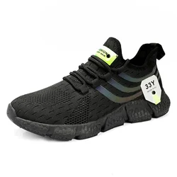 Men's Luxury Breathable Casual Sneakers - Comfortable Summer Tennis Footwear 2024 - 45 (ALL Black)