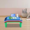 4 Pcs Kids Lap Desk Tray, Plastic Breakfast Laptop Trays with Side Pockets 2