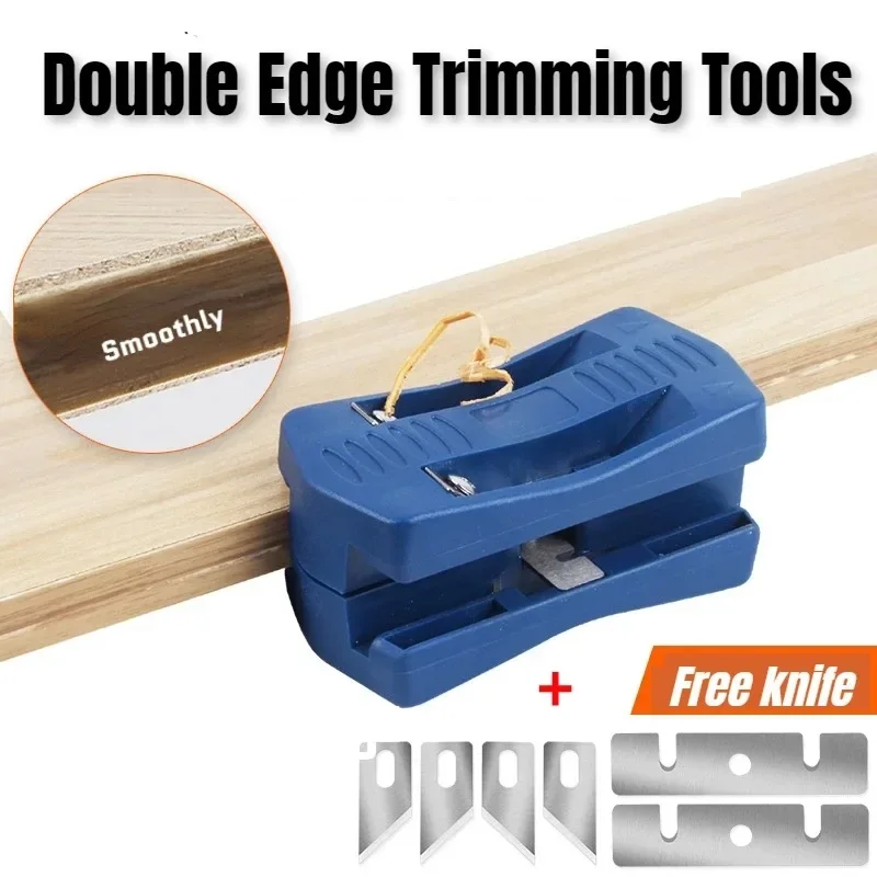 PVC Edge Trimmer Wood Side Banding Cutter Machine Double Edge Trimmer Manual Tail Trimming Woodworking Tool