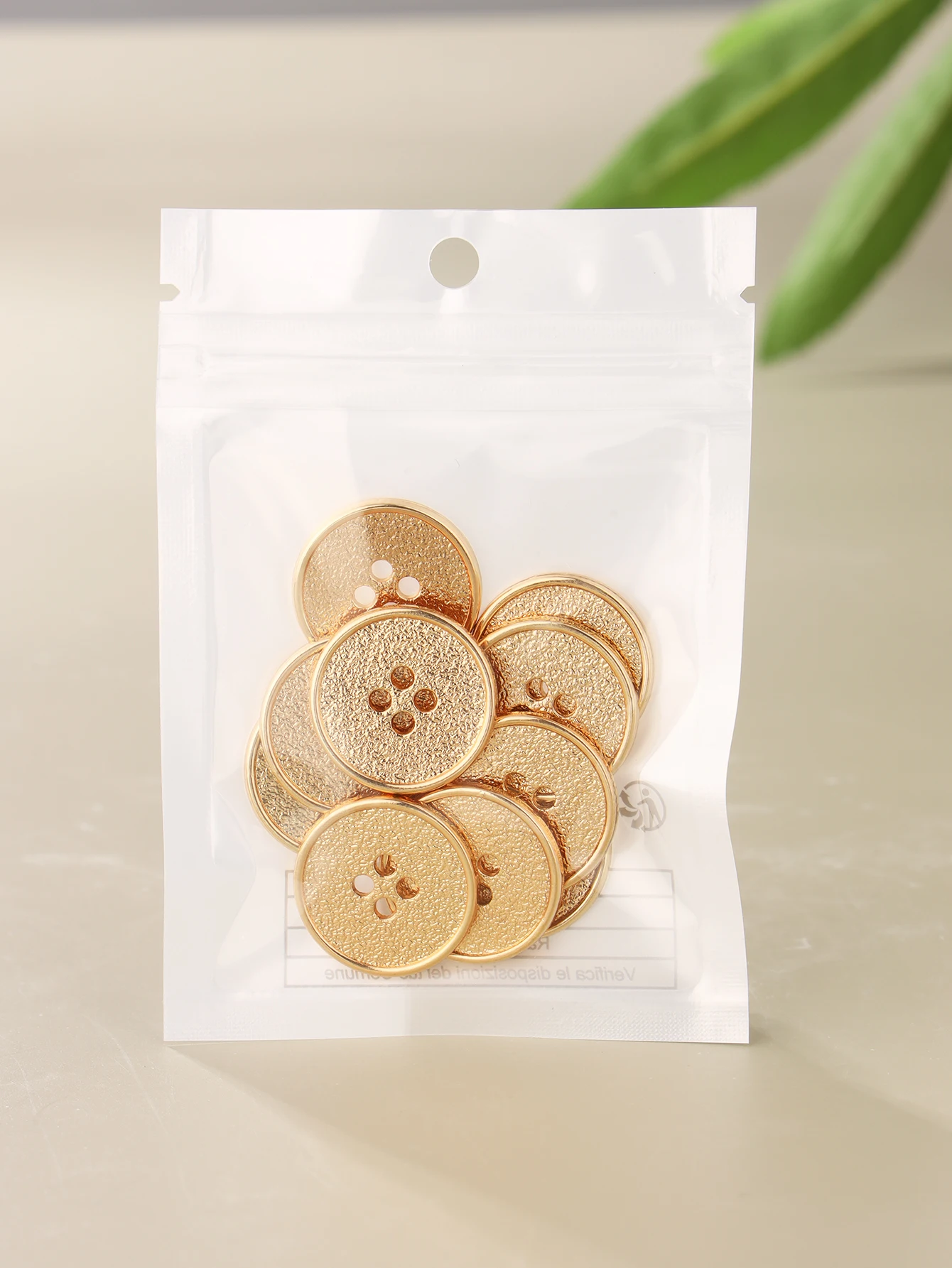 Classic Metal Flatback Buttons 6