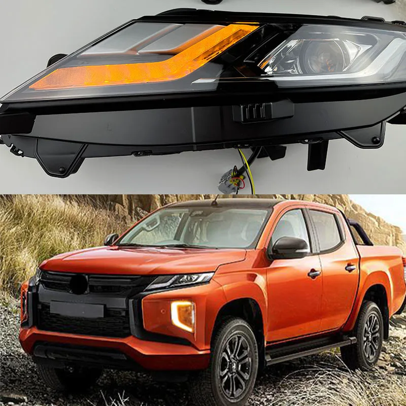 ForMitsubishiTritonL2002021HeadlightCarModifiedLedHeadLamps