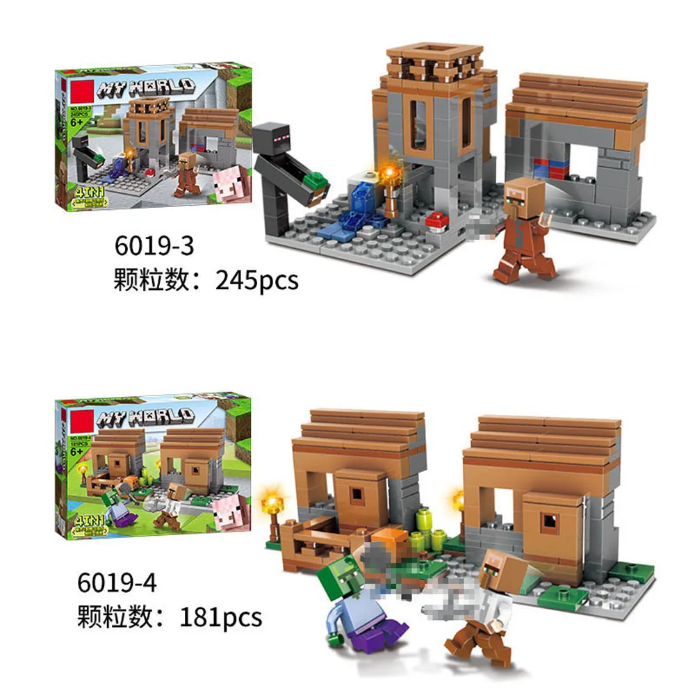 Toy Building Blocks My Mini World Renzai Village Farm Compatible With LEGO