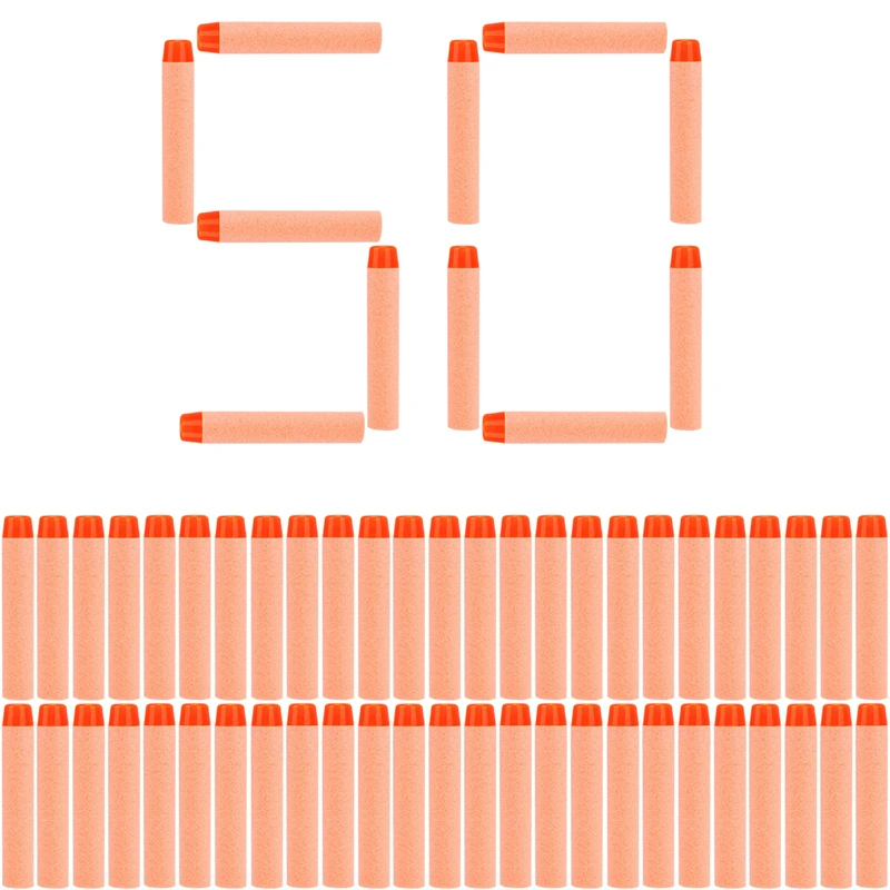 50PCS Round Head Foam Darts