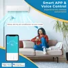 18k BTU Dual 2 Zone Mini Split Air Conditioner, 20 SEER2 9000 BTU Wifi Enabled Ductless Inverter Air Conditioner & Heater Pump 2
