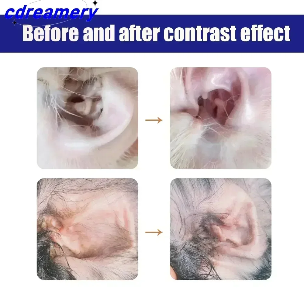 CDYStratford Pharmaceuticals Ear Cleaner & Drying Solution For Dogs & Cats W/Aloe VeraToWash Debris, Odor&Irritation Relief