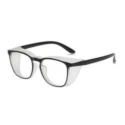 Unisex Anti Blue Light Sand - Proof Safety Goggles with Shock Protection (Transparent black)