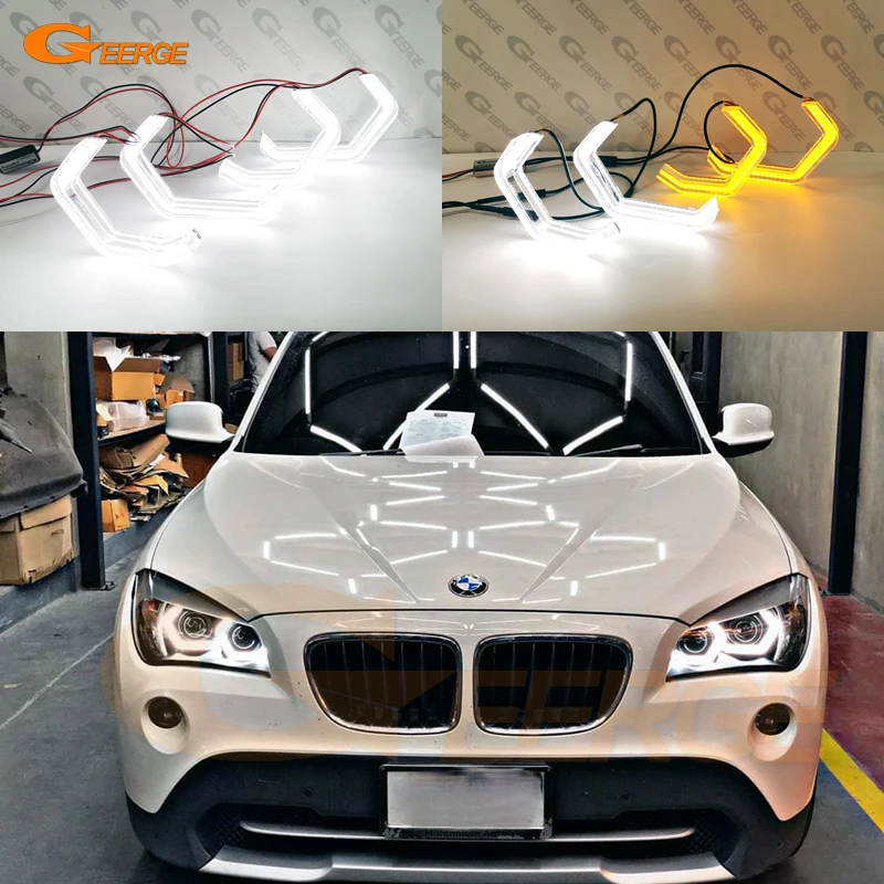 For Bmw X1 E84 20092015 Xenon Headlight Super Bright 3d Hexagon M4
