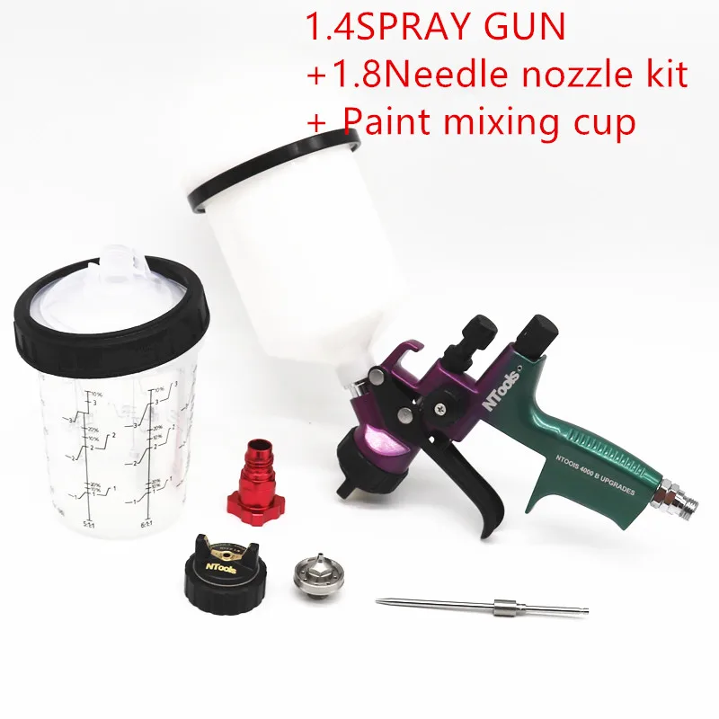 SPRAY-GUN1-4-comes-with-a-1-8-spare-needle-nozzle-kit-Paint-Spray-Gun ...