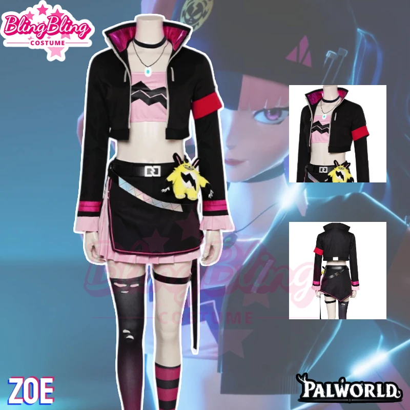Palworld Zoe Cosplay Costume Gioco Palworld Cosplay Zoe Rayne Costume Zoe Rayne Cosplay Donna Vestito Di Halloween