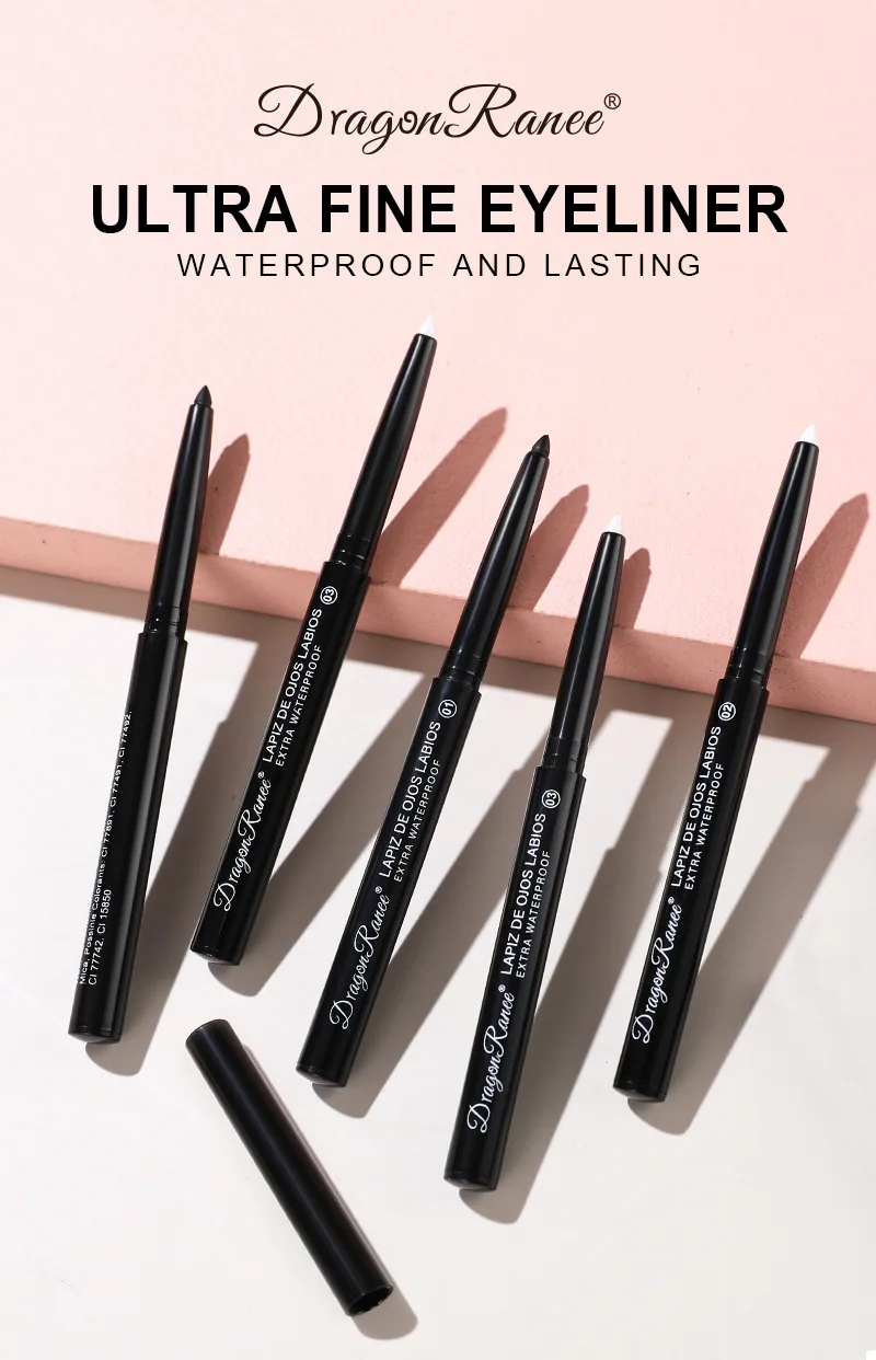Description Picture 2 of itemMatte Pearlescent Eyeliner Gel Pencil Smooth Waterproof Long Lasting White Black Eye Liner Lying Silkworm Pen Cream Makeup