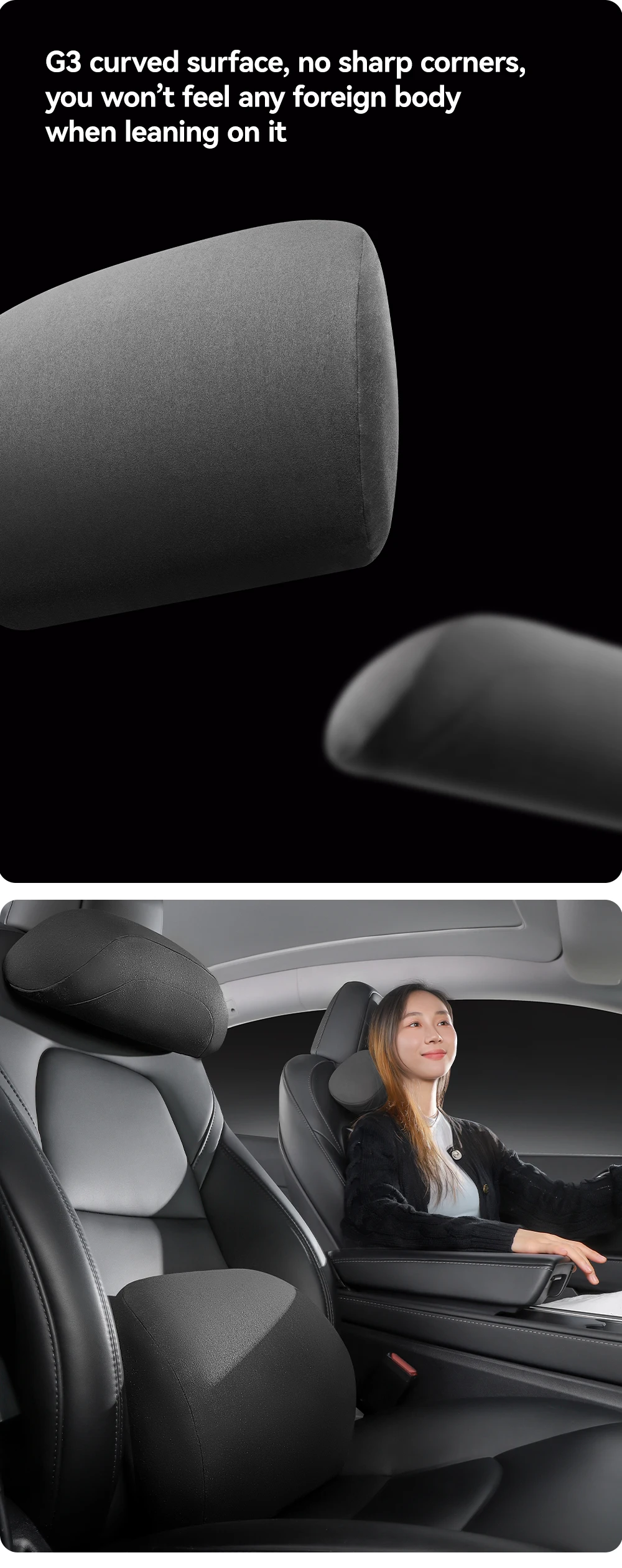 For Various car models biological cotton Neck Pillow Protection Lumbar Backrest