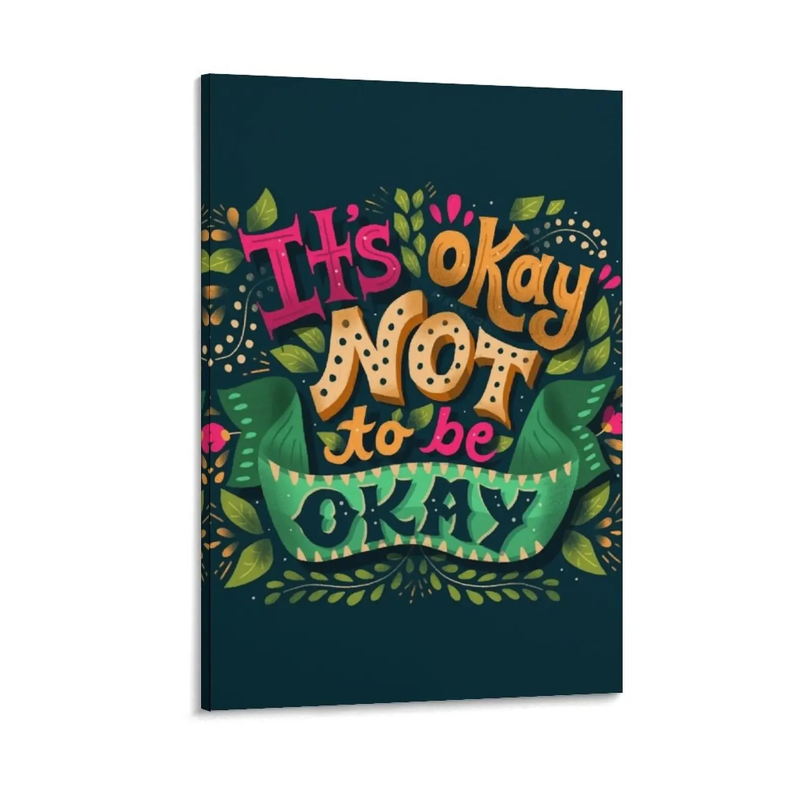 

It's okay not to be okay Canvas Painting large paintings modern living room decoration Decoration bedroom bedrooms decorations