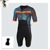 Men Short sleeve Cycling Jersey Triathlon Suit, Mens Short sleeve Triathlon Jumpsuit Running Swimming and Cycling Skin Suit wear 1