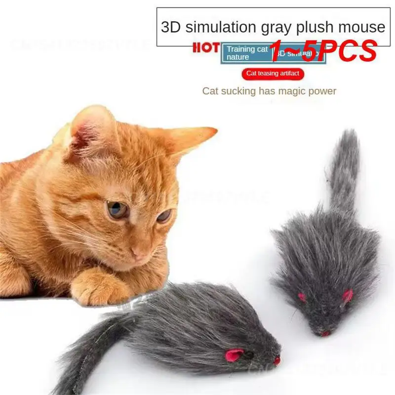 

1-5 шт., плюшевая игрушка для кошек