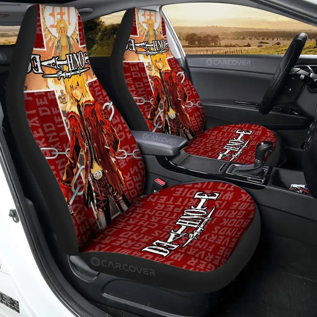 

Death Note Mello Car Seat Covers Custom Anime Car Accessories,Pack of 2 Universal Front Seat Protective Cover