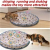 Smart Interactive Cat Toys Ball Fast Rolling in Pouch Hide and Seek Kitten Toy Motion Activated Interactive Cat Toy for Indoor 2