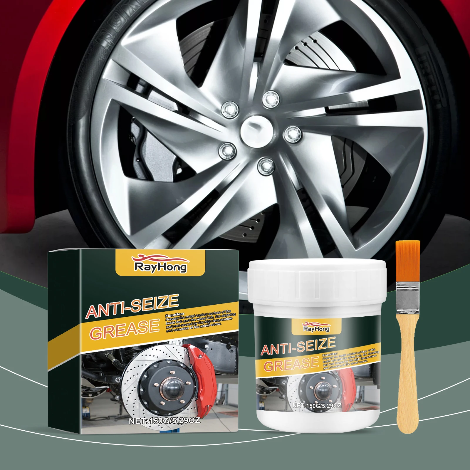 Automotive Brake Grease Lubricant Clearance Brake Pads Squeaking Reduces Friction Send Brushes