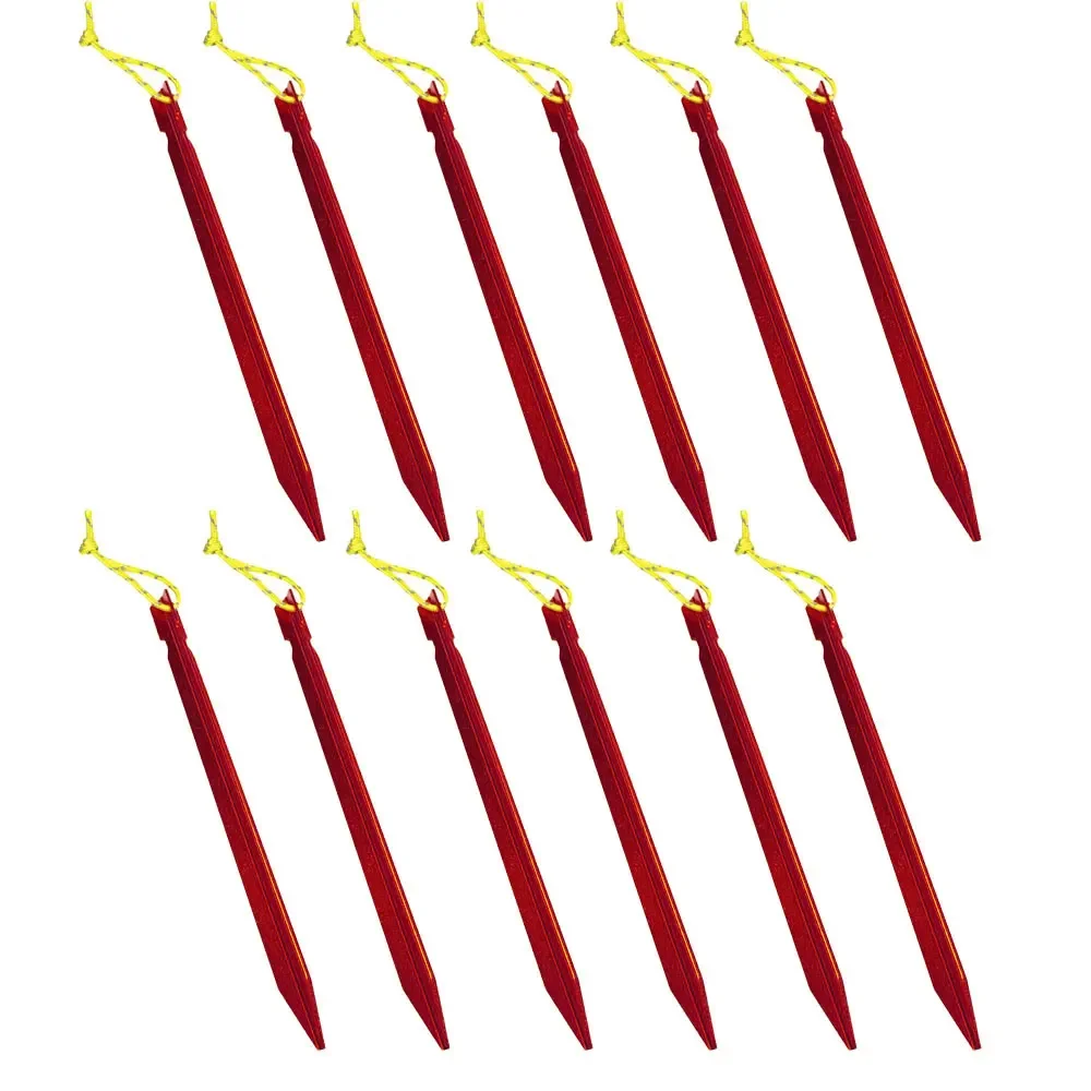 Aluminument Tent Pegs Nails with Rope Stake Camping Hiking Equipment Outdoor Traveling Tent Sand Ground Accessories camping tent accessories tent pegs 18cm