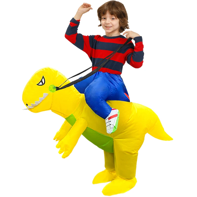thumbnail image 1 of Disfraz inflable de dinosaurio para niños, disfraz de Anime, Purim, Halloween, fiesta de Navidad, disfraces de Cosplay, trajes para niños y niñas, 1 of 5