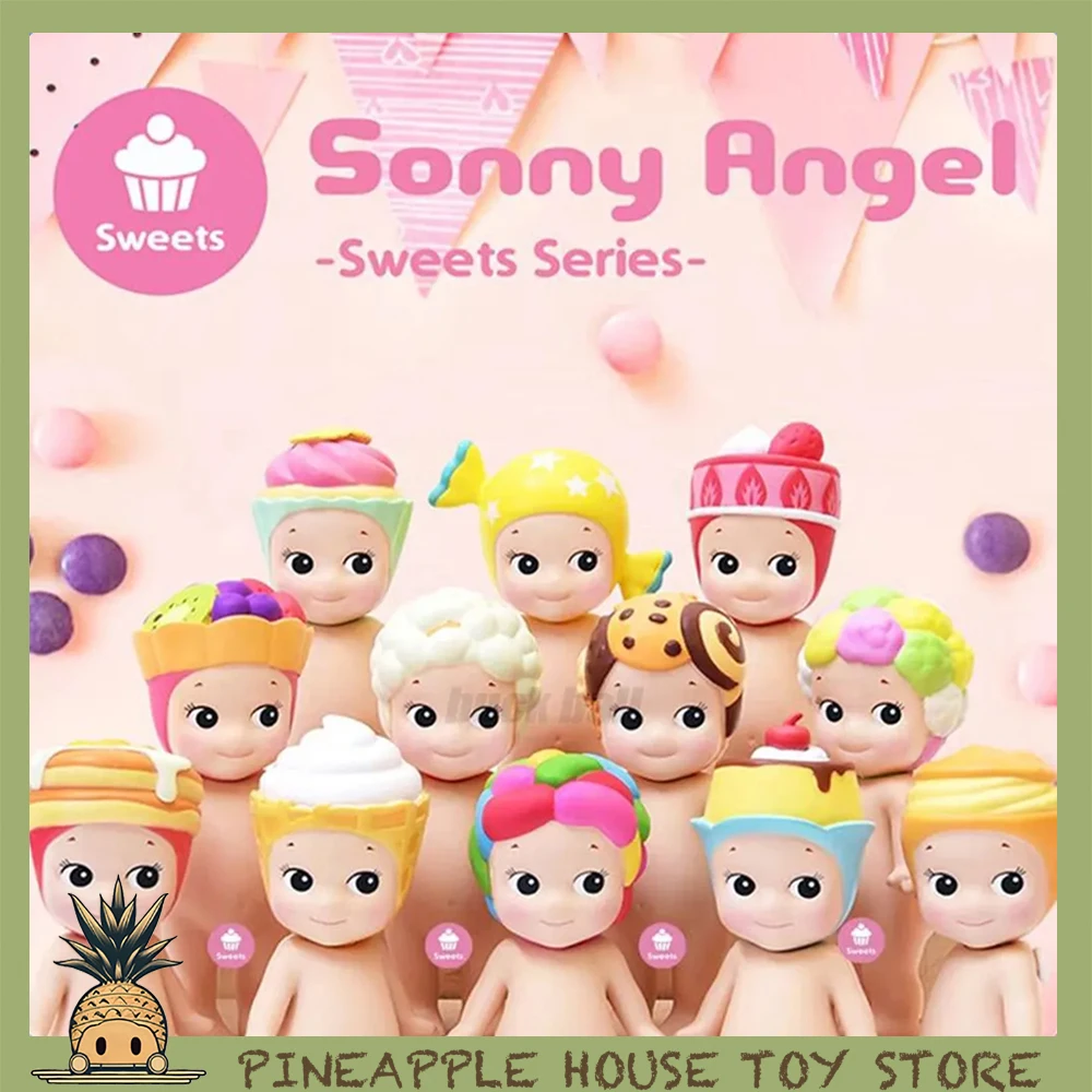 

Sonny Angel Blind Box Sweets Series Mystery Boxes Figures Kawaii Mini Ice Cream Puff Pudding Candy Surprise Bag Christmas Gifts