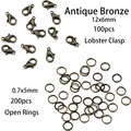Antique bronze set