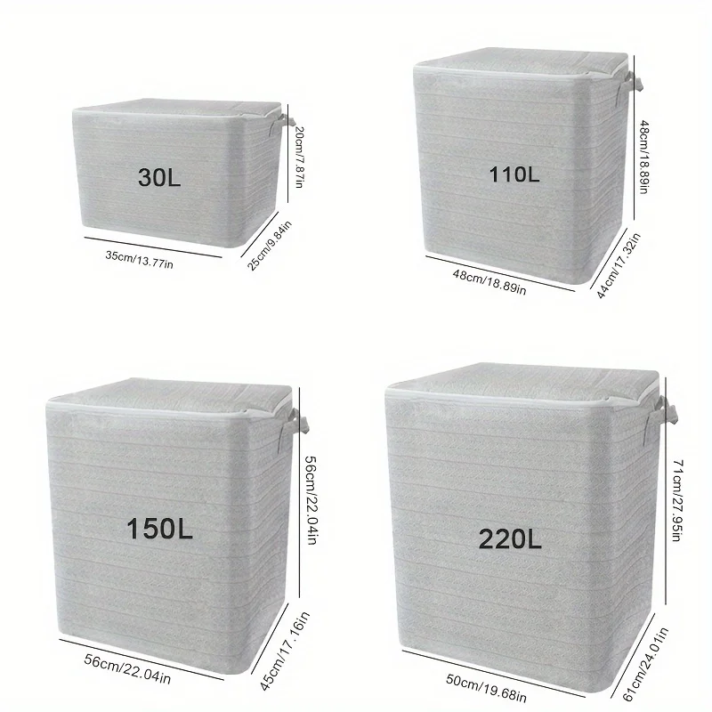 1 PC Bedding,Clothing Storage Bag,Household Large Capacity Clothing,Cotton Quilt Reinforcement,Moving,Packing and Organizing Bag