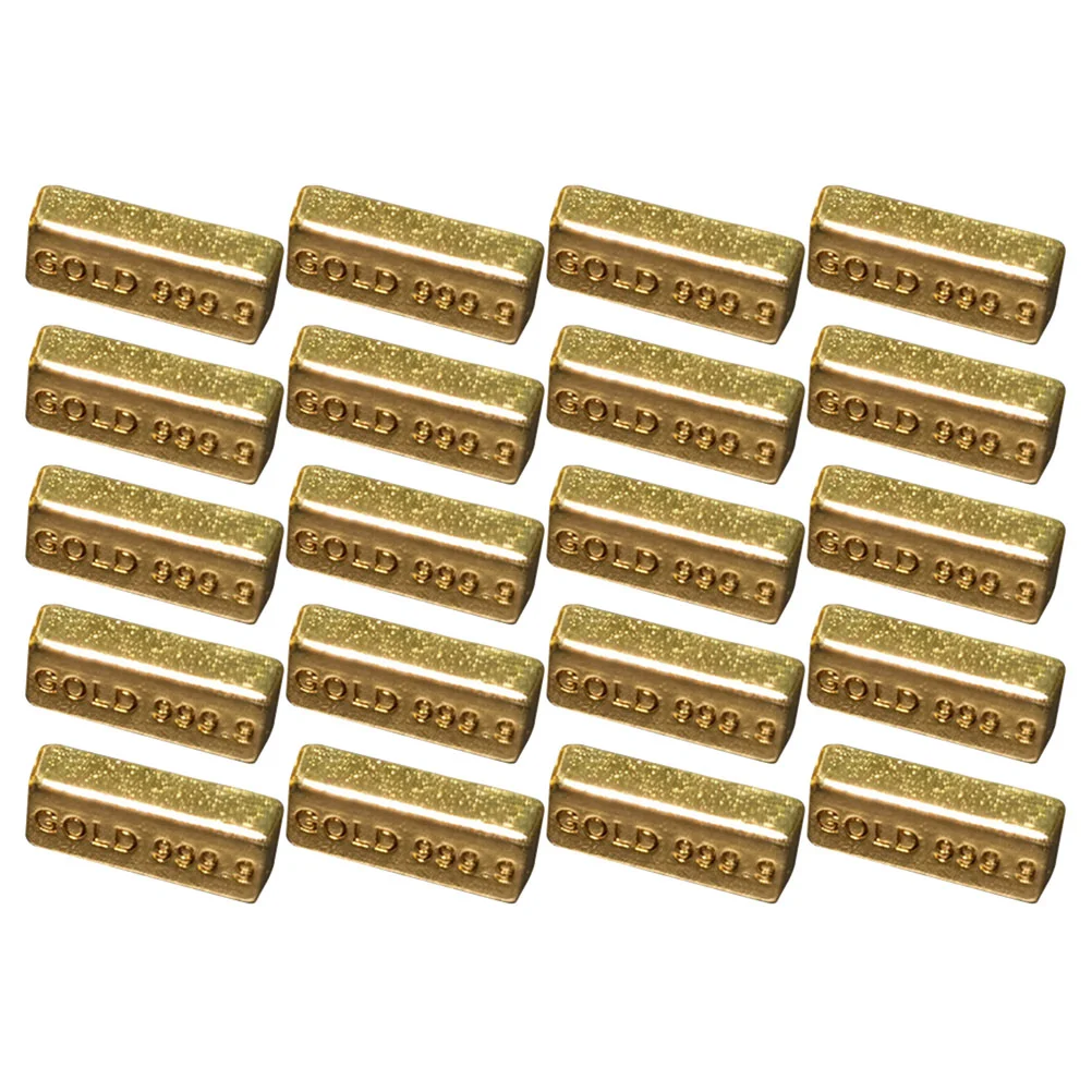 

Mini Gold Bar Model Fake Gold Bricks Miniature Gold Bars Mini Simulation Brick Model House Miniature Scene Accessories