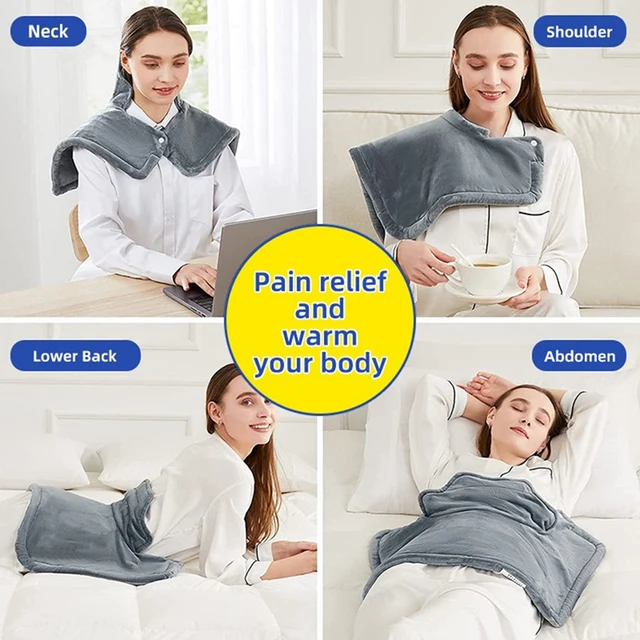 Electric Heating Pad for Shoulder and Neck Pain Relief