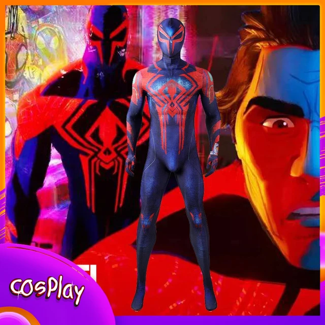 Spider Man 2099 Anime Cosplay Costume Miguel O'Hara Superhero