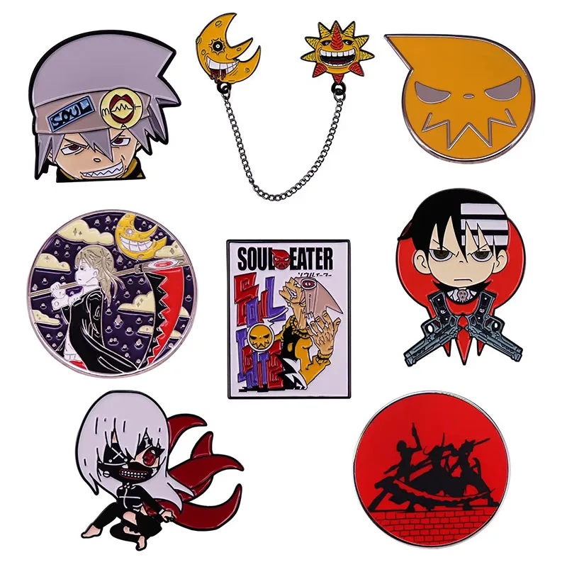 Soul Eater Enamel Pin Metal Badge Anime