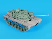 1/72 Scale Die-cast Resin Armored Vehicle Parts Model M48 Model Unpainted 2