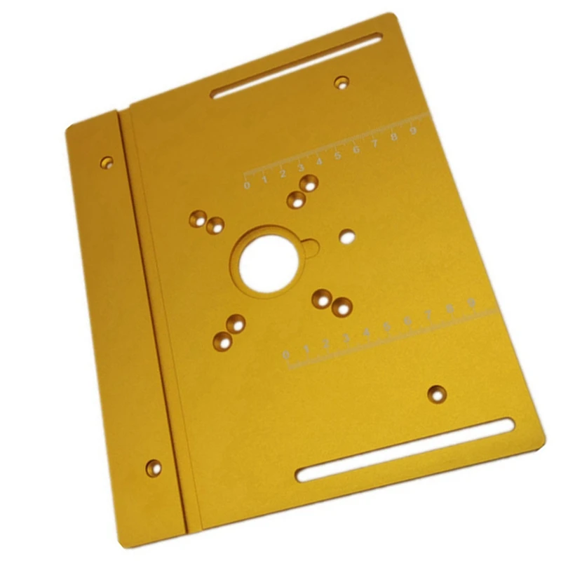 

Router Table Insert Plate Woodworking Router Insert Plate Tool Electric Wood Milling Trimming Machine Flip Plate