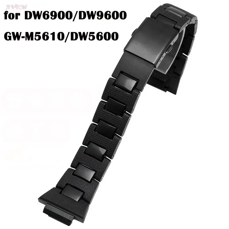 

16mm Plastic Watch Bracelet Watchband for DW-6900 DW9600 DW5600/5610 GW-M5610 Men Watch Accessories Strap Band