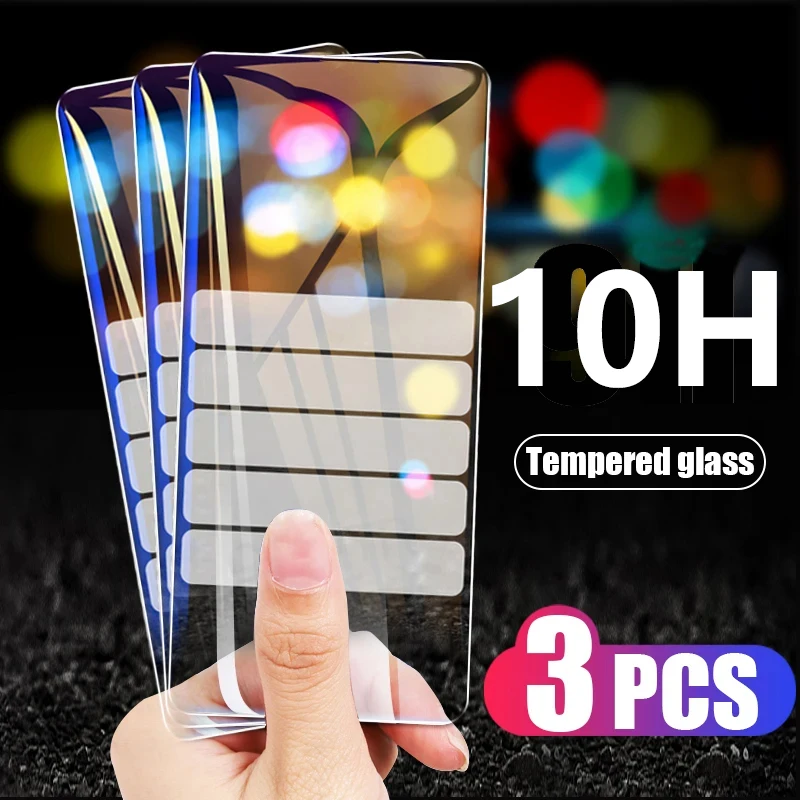Premium Tempered Glass Screen Protector - Ultra Clear 10H Toughened Display Film (3 Pack)