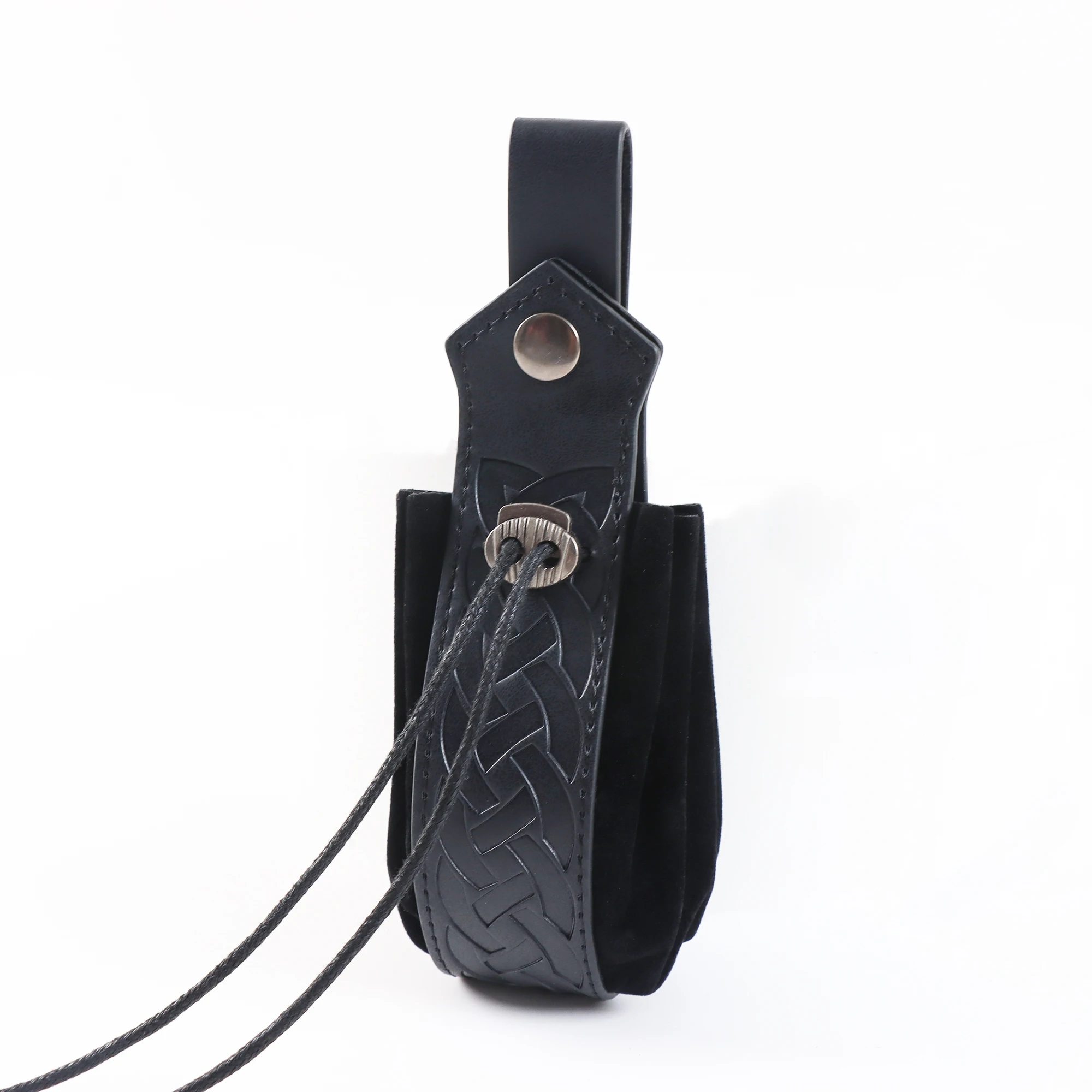 Game Cosplay Props Vintage Pirate Scarf Medieval Hood Cape Leather Print Belt Suit Role Playing Medieval Rivet Wristguard