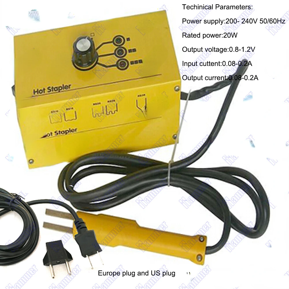 

PDR King Tools Hot stapler Plastic welding machine plastic repair kit plastic welder staple