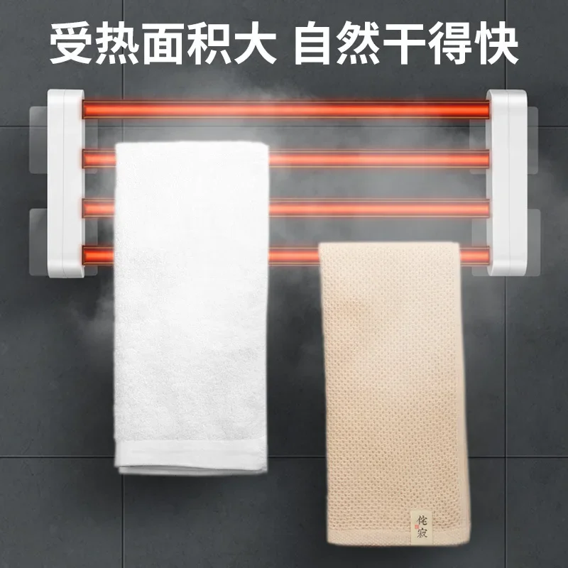 Bathroom electric heating towel rack Bathroom electric heating towel rack Constant temperature drying Toilet factor