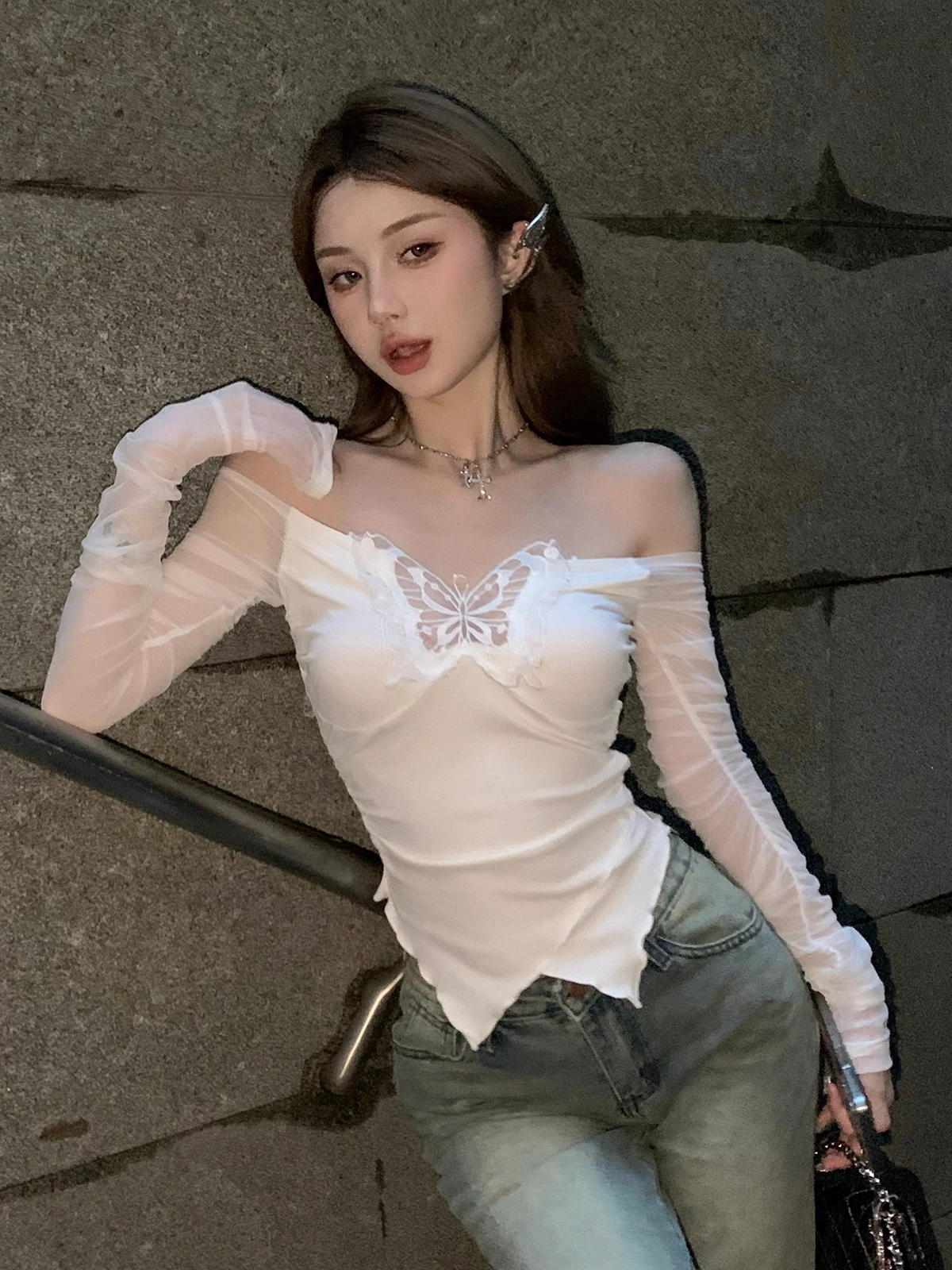 MIROMIHO Women's Off Shoulder Crop Top - Y2K Corset Tube Top, Summer Sleeveless Shirt For Going Out - View #6