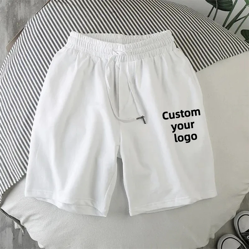 Summer Men's Casual Short Custom your logoCasual Jogging Slim Fit Shorts Trousers Comfortable and Breathable 5 Colors 3