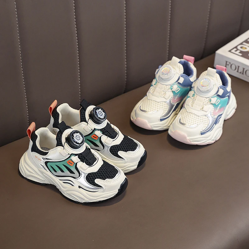 Fashion Youth Children's Outdoor Sport Footwear Boys' And Girls' Shoes Student School Sports Training Basketball Shoes 27-37