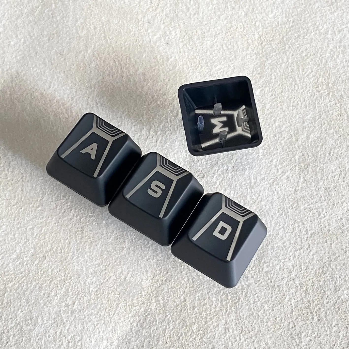 Romer-G 스위치 Logit G910 기계식 키보드 WASD/화살표 키/CTRL/스페이스바용 풀 세트 G910 블랙 키캡 교체품