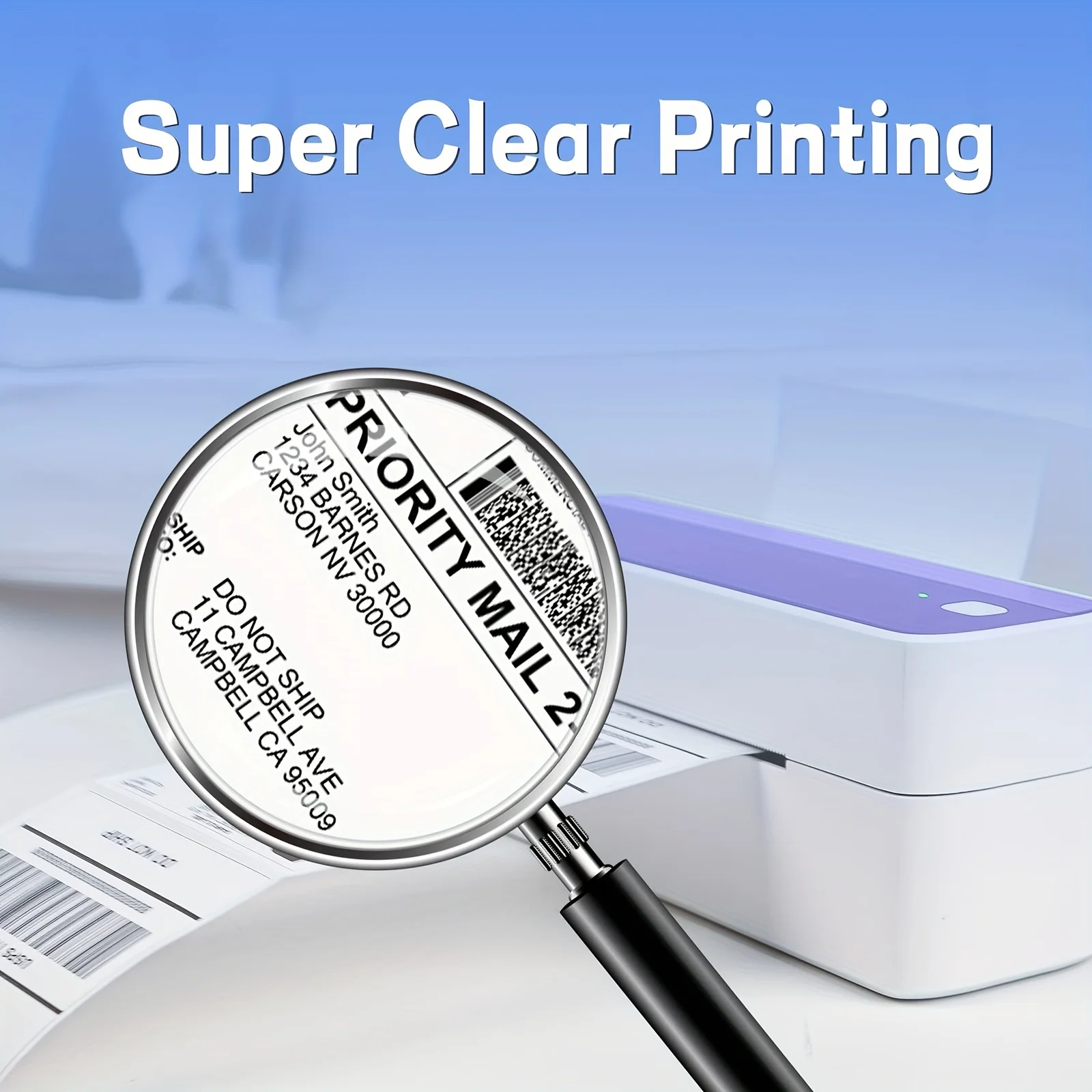 4 x 6 Self-Adhesive Thermal Shipping Labels - White Mailing Labels