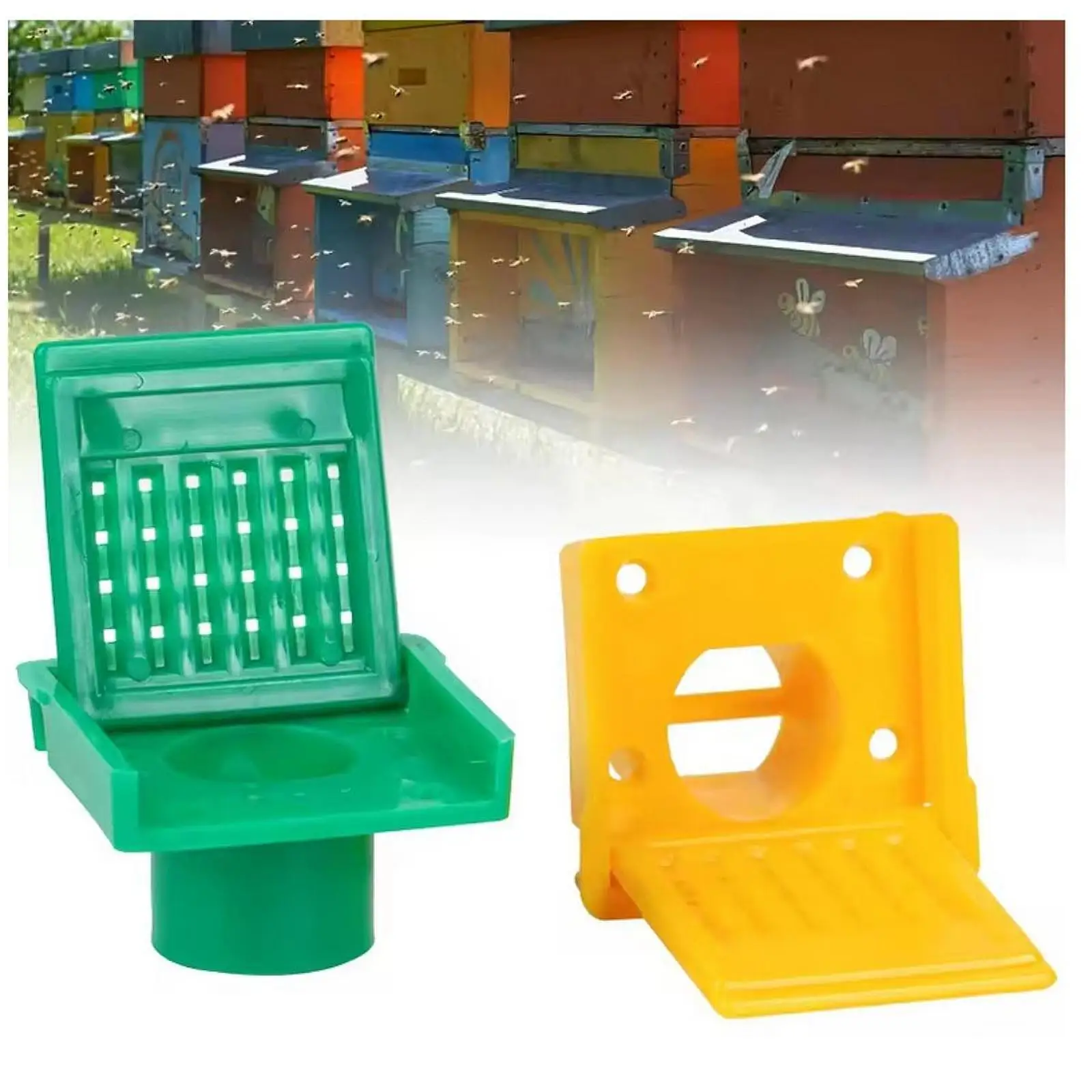 Hive Door Easy to Use Enhanced Protection Anti Escape Supplies Beehive Escape Barrier Beekeeping Entrance Gate Hive Entrance
