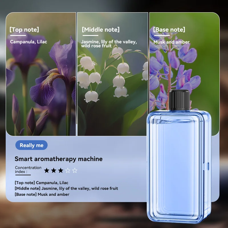 Portable Aromatherapy Oil Diffuser with 5-Speed Settings and Digital Display