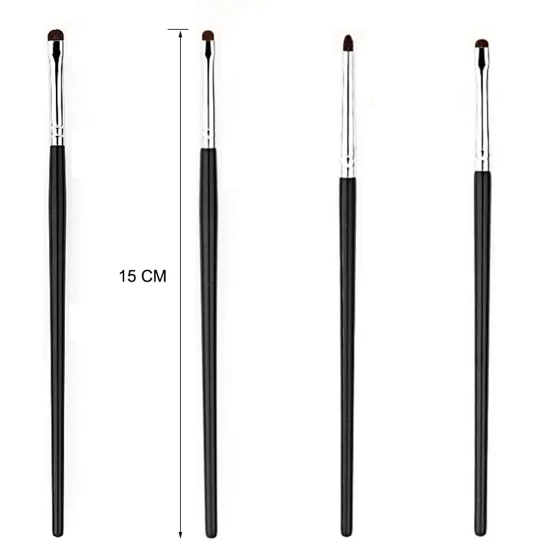 Small Angle Precise Detail Eyeshadow Brush Soft Horse Hair Eyelid Highlighter Lying Silkworm Makeup Brushes Eyes Make Up Tools