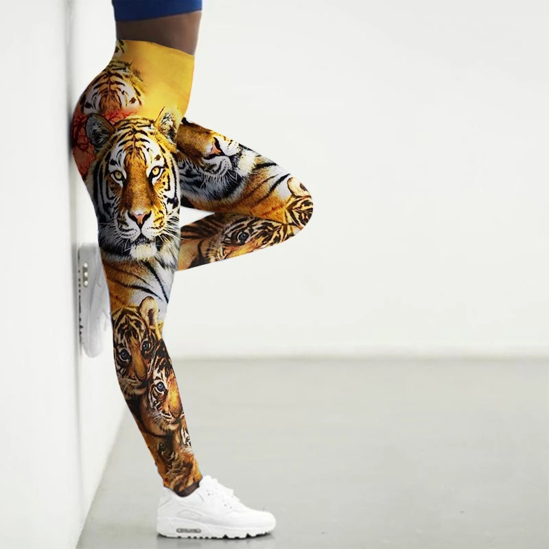 Leggings Women High Waist 3D Tiger Printed Yoga Pants Tights Gym Clothing Animals Workout Leggings Fitness Leggins Ladies Legins Leggings Women High Waist 3D Tiger Printed Yoga Pants Tights Gym Clothing Animals Workout Leggings Fitness Leggins Ladies Legins