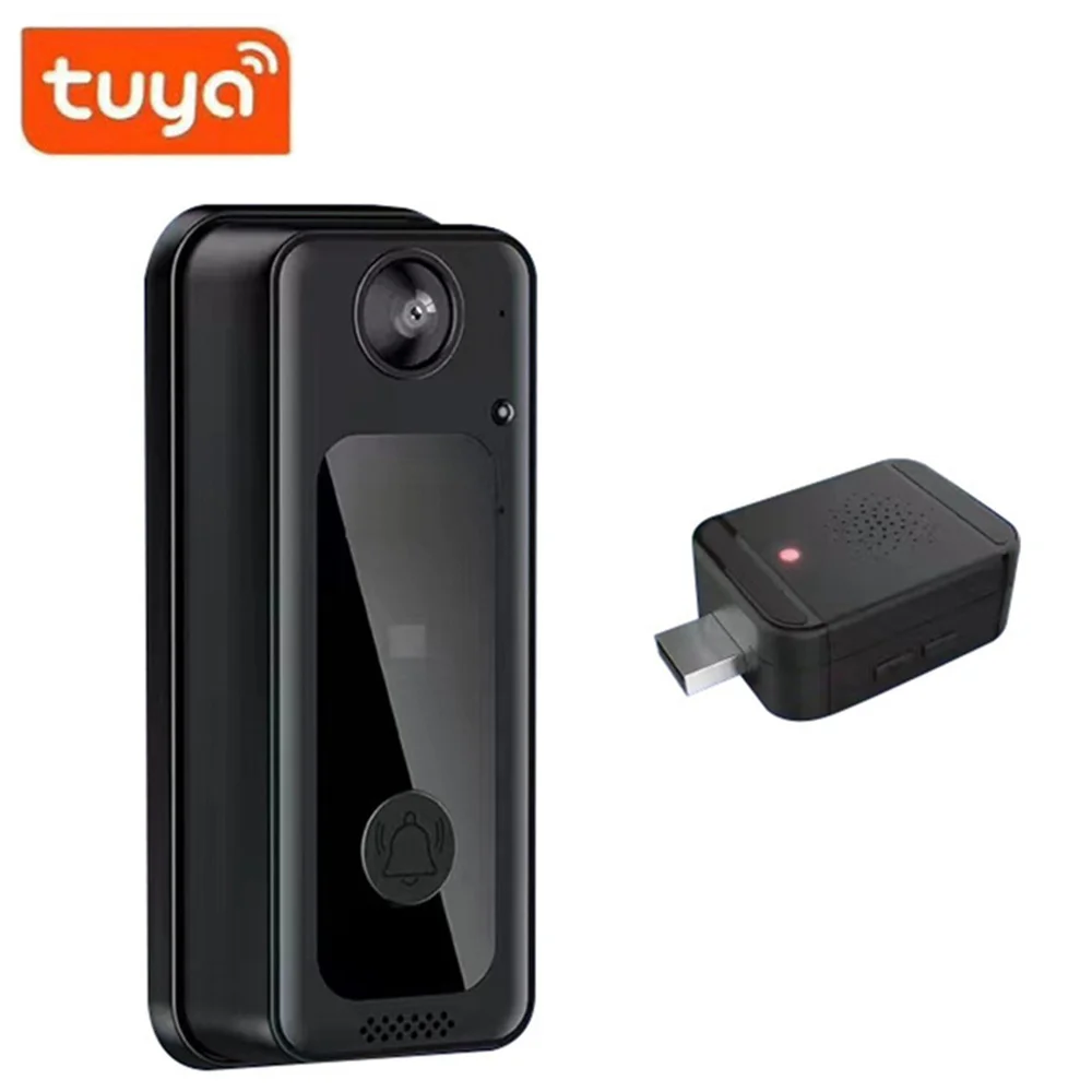 

Tuya APP 720P 130Degree Wide Angle Long Time Standby WIFI Doorbell Intercom Video Door Phone Visual Doorbell With Indoor Chime